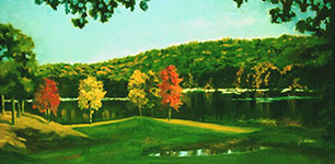 Crystal Lake,NH. 12 x 24